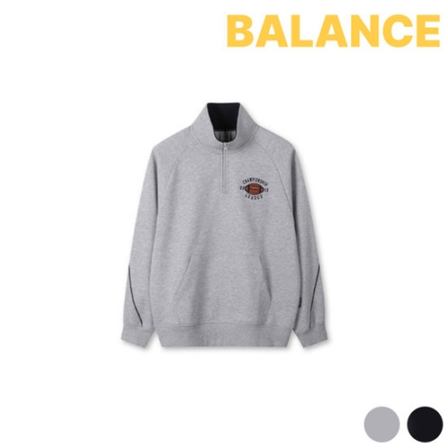 탑텐 밸런스 남성 플리스 반집업_MBE4TR1291