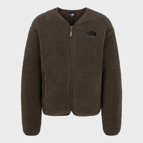 노스페이스  여성 캠프사이트 EX 플리스 가디건 NJ4FR85C_BRW