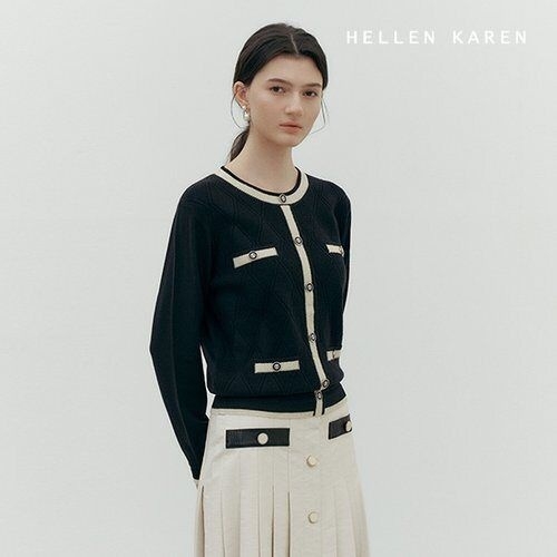 헬렌카렌 여성 가디건형 풀오버 3종세트