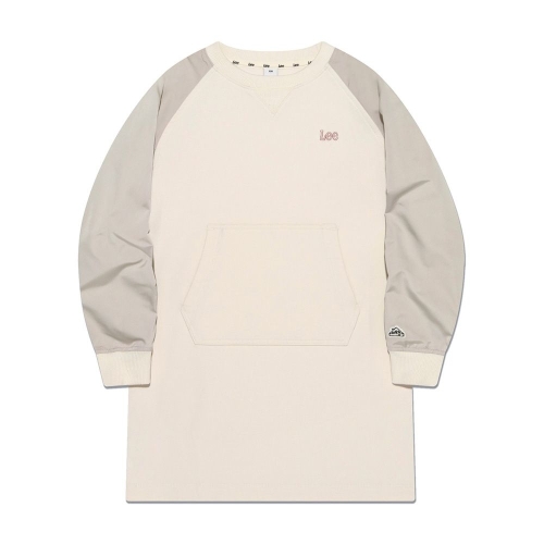 LEE  kids 배색 레귤러핏 원피스 아이보리 LK2403OP71IV