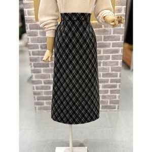 레코브 H라인 체크 스커트 LG41EZSK026X