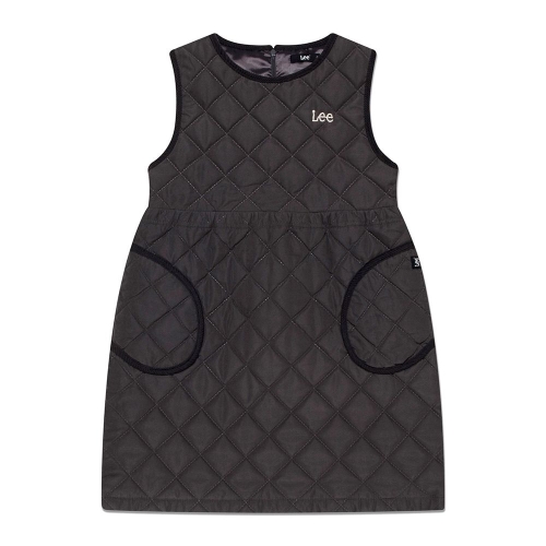 LEE  키즈 퀼팅 레귤러핏 원피스 그레이 LK2404OP72GR