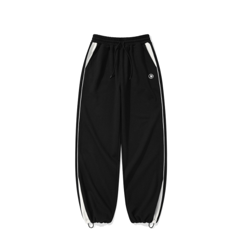 코드그라피 로고 배색 테크 트레이닝 바지 BB CBDWUTP010 BK CR