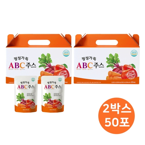 한국에프엔비 정성가득 ABC주스 80ml