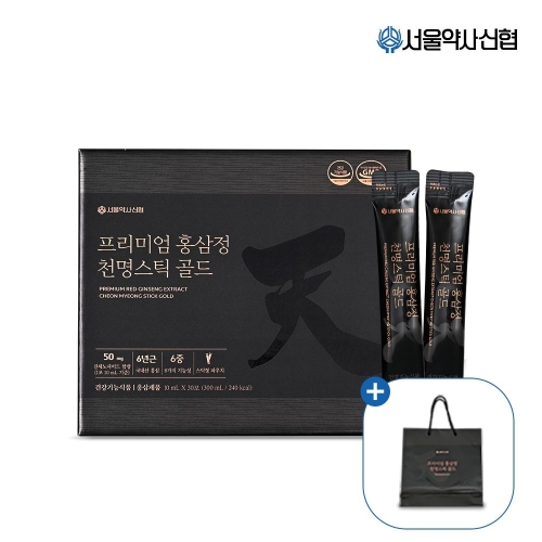 서울약사신협 프리미엄 홍삼정 천명스틱 골드 10ml 30포 빠른배송