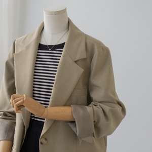 마담4060 리센 자켓 여성 데일리 폴앤베이직싱글-YLJK2509023