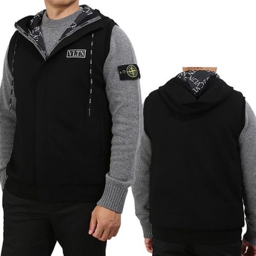 발렌티노 UV3KE01D 6MY 0NO 패턴 로고 조끼 자켓