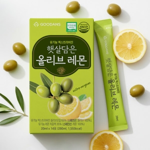 굿앤스 햇살담은 올리브 레몬 샷 올레샷 280ml(20mlx14입)