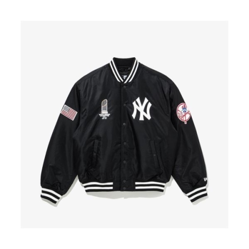 MLB NEW ERA 뉴욕 양키스 월드시리즈 챔피언스 재킷 블랙 14742013