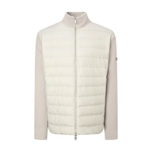 헤지스 남성 아이보리 경량 메이페어 구스다운 하이브리드 점퍼_HZJU5D684IV