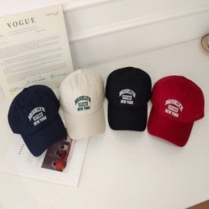 브루클린 남녀공용 야구모자 기본모자 4컬러 베이직모-WD8EC1B