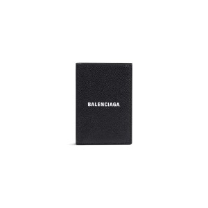 발렌시아가 BALENCIAG 남성 캐쉬 버티컬 바이폴드 지갑 블랙 6815791IZI31090