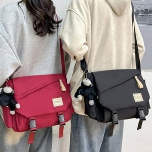 고릴라 키링 학생 메신저백 남여공용 크로스백 슬링백-WDBBDC6