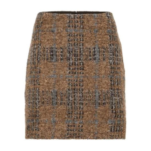 브루넬로쿠치넬리 체크 트위드 미니 스커트 M0RICG3932C4222