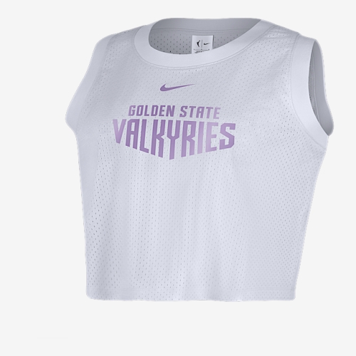 나이키 Golden 스테이트 Valkyries 우먼 WNBA 메쉬 탱크탑 나시티 탑 상의 HF6469 100