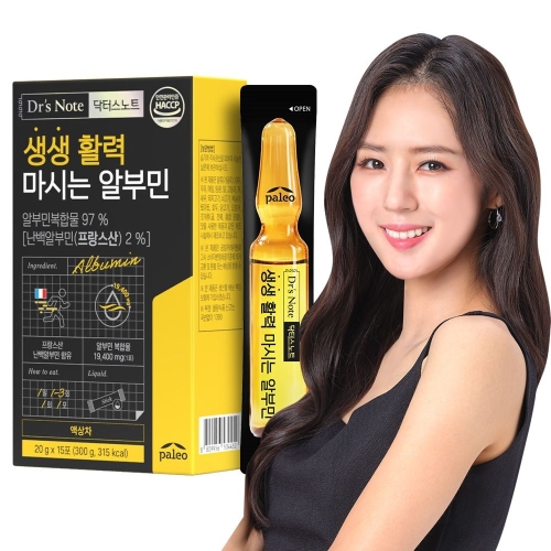 닥터스노트 생생 활력 마시는 알부민 20g 15포