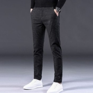 데일리룩 패턴슬랙스정장바지 체크무늬 10팬츠 일자바지 WFK1YVJ