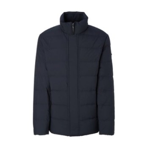 헤지스 남성 네이비 단색 구스다운 패딩점퍼_HZJU5D403N3