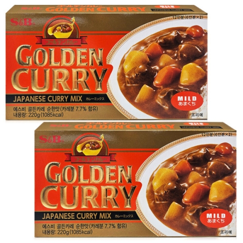 S&B  에스비 골든카레 순한맛 220g
