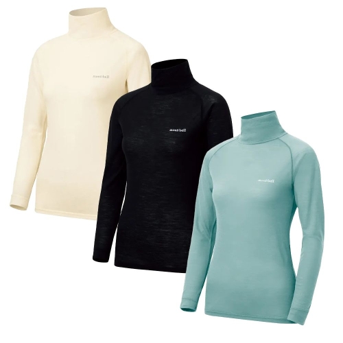 몽벨  여성 슈퍼 메리노 울 라이트웨이트 터틀넥 티셔츠 1107664