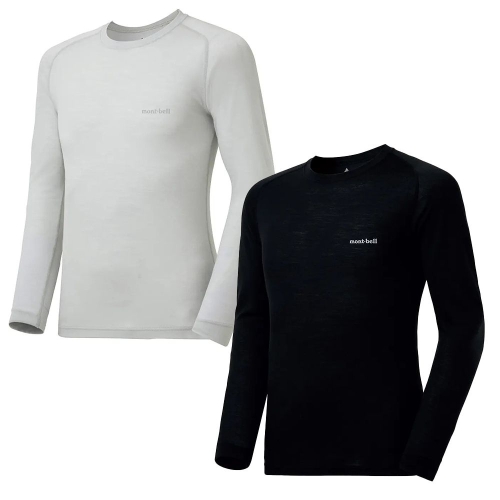 몽벨  남성 슈퍼 메리노 울 라이트웨이트 라운드넥 티셔츠 1107661