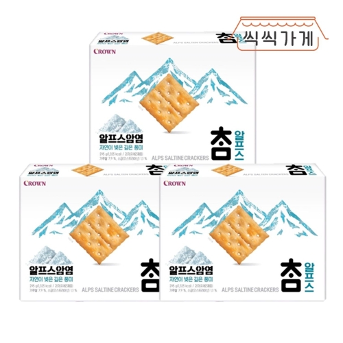 크라운제과  참 크래커 알프스 295g