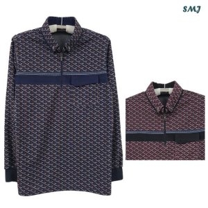 에스엠진 SMJ1836 남자 긴팔 버튼 카라 티셔츠 중년 남성 긴팔티 봄 가을