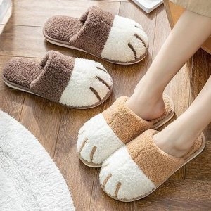 홈 카페 층간소음방지 고양이발 슬리퍼 LS410-WF65683