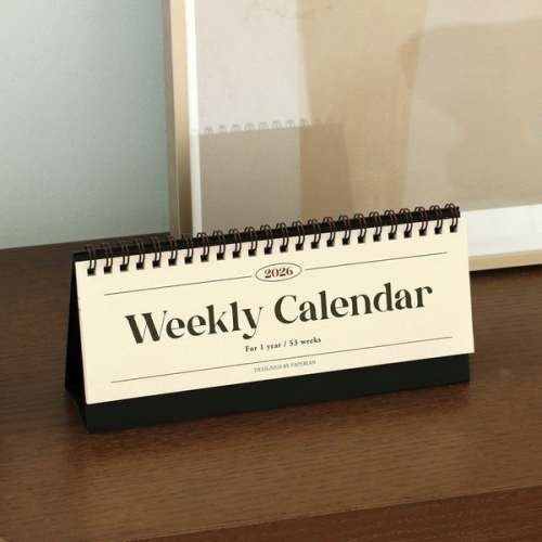 페이퍼리안  2026 리마인드 위클리 캘린더