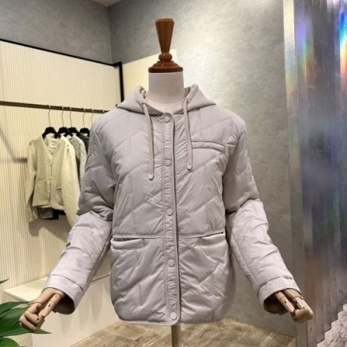 Ab.f.z 후드 배색 패딩 점퍼 AOZ4FFU1J