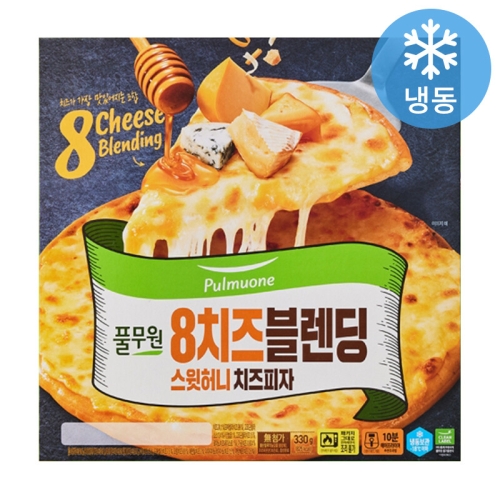 풀무원  8치즈 블렌딩 스윗허니 치즈피자 330g