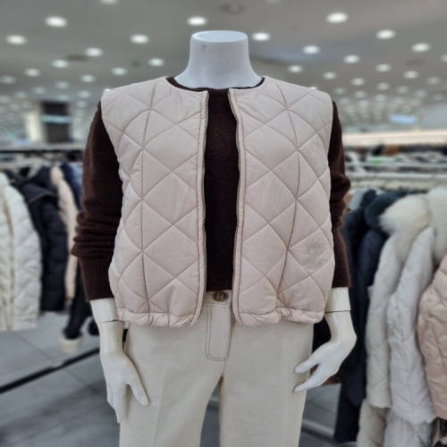 더아이잗 패플 앞면 패딩 뒷면 모캐시 겨울 패딩베스트 INAVT011390_DJ