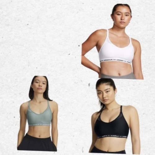 언더아머 UNDER ARMOUR 1386424 여성 UA 크로스백 로우 스포츠 브라 1386424-1004 1330145