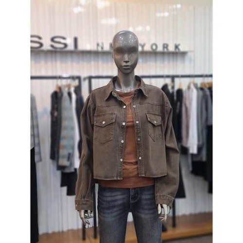 제시뉴욕 세이브존05 셔츠형 여성 가을 숏 재킷 BFM5SZSNDJ8700