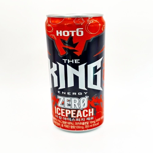 롯데칠성음료 핫식스 더킹 아이스피치 제로 355ml