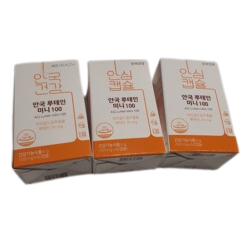 안국건강 아이원 루테인 미니 100 100mg 60캡슐