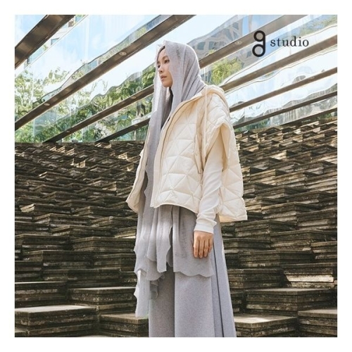 지스튜디오 캐시미어100 시어 니트숄 945521