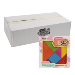 해피 칠교 원목 장난감 아이 Montessori 수학교구 WFIT3Y4