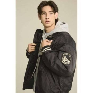 NBA GSW 팀 패디드 MA-1 점퍼 N244JP104P _DG