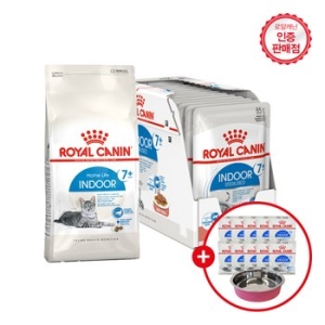 로얄캐닌 혼식패키지 인도어 7+ 3.5kg + 파우치 85g*12p