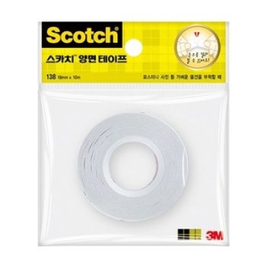 3M 스카치 138 양면 테이프 리필 18mm x 10m