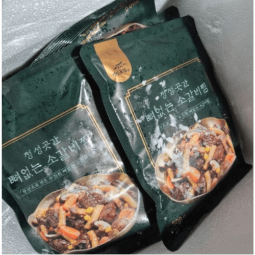 정성곳간  강순의 명인의 뼈없는 소갈비 찜 500g