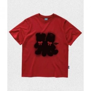 비디오자키 VIDEO JOCKEY 악마와 천사 티셔츠 레드 VJ25F204RD 1339698