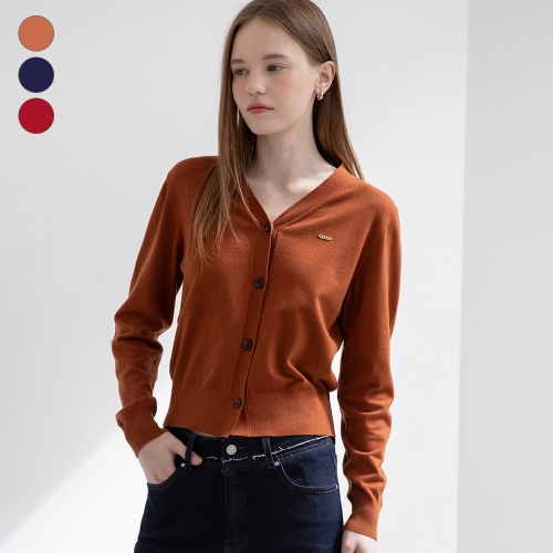 게스 여성 Y넥 솔리드 가디건 OP4S5760