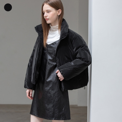 게스 여성 하이넥 다운점퍼 OP4W5850