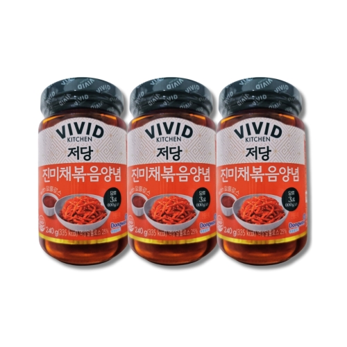 비비드키친 저당 진미채볶음양념 240g