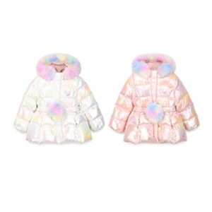 페리미츠 키즈 여아 오로라 스칼럽 패딩 점퍼 P2541J061