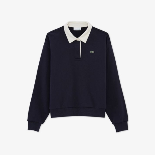 라코스테 여성 코듀로이 카라 스웻셔츠 SF240E-55N-HDE