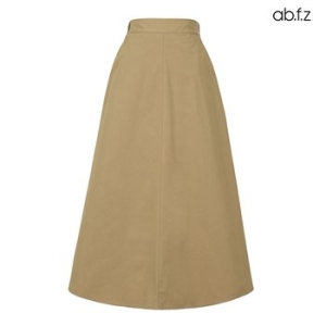 Ab.f.z 베이직 A라인 뒷밴딩 롱 스커트 AFX4HS38A