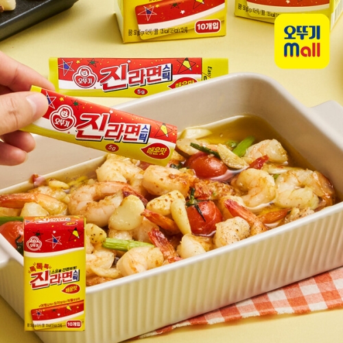 오뚜기 톡톡톡 진라면 스틱 매운맛 50g(5gx10입)
